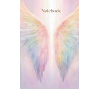 Wings of Grace: Pastel Angel Wings Notebook | Journal | Notebook | Diary | Great Gift For Women | 120 Ruled Pages | 6"x 9" | Soft Matte Cover
