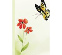 Wings & Petals A Hard Cover Journal: Notebook, writing, water color