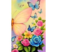 Wings & Petals: A Pretty Notebook for Everyday Writing: Floral and Butterfly-Themed Composition Book | 6" x 9" | 100 pages for Journaling, School, or Personal Notes