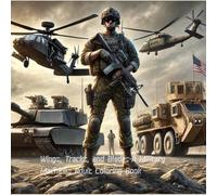 Wings, Tracks, and Blades: A Military Machines Coloring Book: Adult Relaxation and Color Booklet