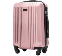 Wings - Valigetta da viaggio leggera con ruote e serratura, Colore: rosa., 56x37,5x21,5, valigetta