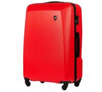 Wings - Valigetta da viaggio leggera con ruote e serratura, Colore: rosso, 76x50x27, valigetta