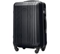 Wings - Valigetta da viaggio leggera con ruote e serratura, grigio., 65,5x41,5x24, valigetta