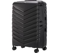 Wings - Valigetta da viaggio leggera con ruote e serratura, Nero , 75,5x50x30, valigetta