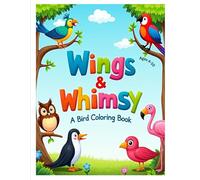 Wings & Whimsy: A Bird Coloring Book