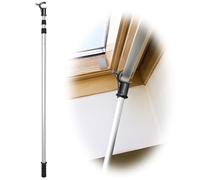 WinHux Asta Telescopica 1,2-3,0 m con Blocco a Torsione Asta per Finestre e Lucernari Compatibile con Finestre per Tetti VELUX con Apertura Superiore e Tende