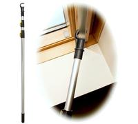 WinHux Asta Telescopica per Velux 1,2-3,0 m (V2) - Bastone Apri Lucernari con Blocco a Pulsante, Senza Controllo Tende, Compatibile con VELUX, Keylite, Fakro