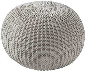 Wink Design Beaumont Pouf, Tela, Panna, 50x50xH35 cm