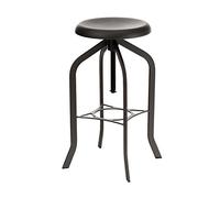 Wink design, Iowa, Sgabello Regolabile a Vite, Legno, Grigio