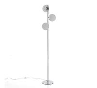 Wink Design Lampada da Terra, Acciaio Cromato, Unica