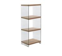 WINK DESIGN Libreria TREVISO, 4 Ripiani, Legno, Rovere, 49x29.5x120 cm