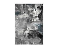 Wink Design Nebula Tappeto Bagno/Scendiletto, Polipropilene, Grigio, 60x110x0.1 cm