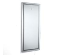 Wink Design, Specchio da Parete LINE con LED Integrati, Touch, 50 x 120 cm, Montaggio Orizzontale/Verticale