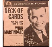 Wink Martindale 45 RPM Deck Of Cards / Now You Know How It Feels