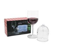 Winkee Original - 2 bicchieri da vino To Go | Elegante degustazione di vino in movimento | Circa 320ml | Accessorio da festival con pratica scatola