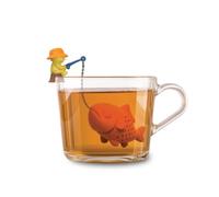 Winkee Big Fish Infusore per tè sfuso, in silicone | Divertente palla da tè a forma di animale, per tazze e tè sfuso, infusore riutilizzabile e originale idea regalo