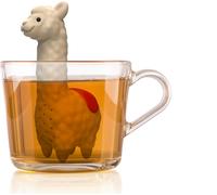 Winkee - Colino da Tè per Tè Sfuso, Infusore Divertente a Forma di Animale in Silicone (Lama) - Per Tazza e Spezie