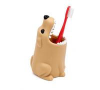 Winkee Portaspazzolino a forma di cane con foro di drenaggio, per bambini, ragazzi e ragazze