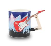 Winkee Rocks - Tazza Rock, con manico per chitarra, ca. 400 ml, per caffè e tè