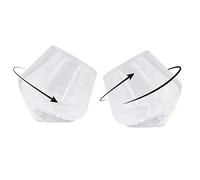 Winkee - Set di 2 bicchieri da whisky rotanti | Aperitivo in vetro forma rotonda | Adatto per whisky, mojito, vodka, brandy, gin, regalo per Natale, compleanno, San Valentino, Pasqua