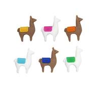 Winkee Set di 6 pennarelli in vetro lama | divertenti pennarelli per bicchieri | pennarelli per bicchieri da vino | marcatore sul bordo di vetro | regalo divertente per feste, Natale, compleanno,