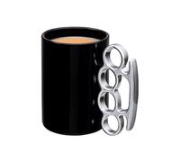 Winkee - Tazza da caffè con anello a percussione | Tazza con manico ad anello | Tazza di tè grande | Tazza di caffè di papà I regali per gli uomini