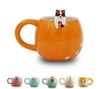 Winkee - Tazza Pet Friends con cane, super dolce come tazza da caffè e tazza da tè, tazza grande, ca. 450 ml