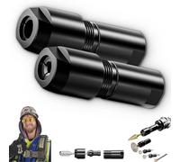 Winkelschleifer Modifizierter Adapter, Angle Grinder to Straight Grinder Adapter, Drill Chuck Adapters Tool, for 6mm and 3mm Bits (2PCS)