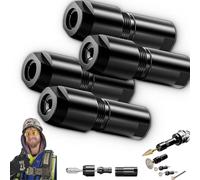 Winkelschleifer Modifizierter Adapter, Angle Grinder to Straight Grinder Adapter, Drill Chuck Adapters Tool, for 6mm and 3mm Bits (4PCS)