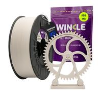WINKLE Filamento ABS 1.75mm Naturale Bobina da 1kg, Filamento per Stampante 3D FDM, Filamento di Stampa 3D Tecnico, Alta Resistenza al Calore e Elevata Resistenza