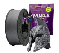WINKLE Filamento PETG 1.75mm Argento 300g, Filamento Stampante 3D