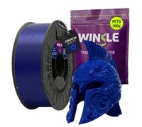 WINKLE Filamento PETG 1.75mm Blu Reale 300g, Filamento Stampante 3D