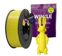 WINKLE Filamento PETG 1.75mm Giallo Limone, Bobina da 1kg, Filamento per Stampante 3D FDM, Precisione Dimensionale +/- 0.05mm, Alta Resistenza Agli Urti e Facile da Stampare