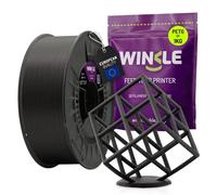 WINKLE Filamento PETG CF 1.75mm Nero Carbone 1kg, Filamento Stampante 3D