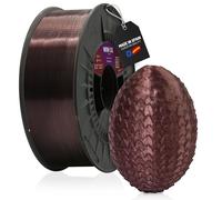 WINKLE Filamento PETG Vetro Malva Scuro | Filamento Stampante 3D | Filamento PETG 1,75 mm 300 g | Compatibile con la maggior parte stampanti 3D | PETG Malva | Precisione Dimensionale | Bobina 300 g