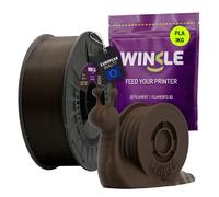Winkle Filamento PLA | Pla 1.75mm | Filamento Stampa | Stampante 3D | Filamento 3D | Colore Marrone Ebano | Bobina 1000gr