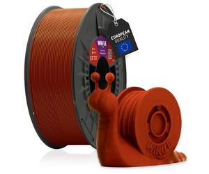 WINKLE Filamento PLA HD 1.75mm Marrone Mogano, Bobina da 1kg, Filamento per Stampante 3D FDM, Precisione Dimensionale +/- 0.05mm, Materiale Biodegradabile Facile da Stampare su Stampanti 3D
