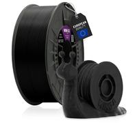 WINKLE Filamento PLA HD nero Azabache | Filamento stampante 3D | Filamento PLA 1,75 mm 300 g | PLA nero | Compatibile con tutte le stampanti 3D | Precisione dimensionale | Bobina 300 g
