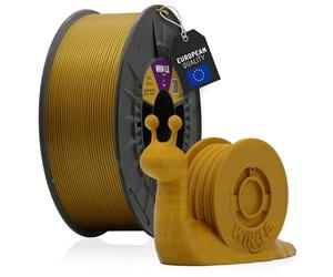 WINKLE Filamento PLA HD 1.75mm Oro Bobina da 1kg, Filamento Stampante 3D | Precisione Dimensionale +/- 0.03mm, Materiale Facile da Stampare su Stampanti 3D