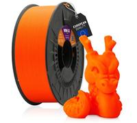 WINKLE Filamento PLA HD Fluorescente Arancione Elettrico | Filamento Stampante 3D | Filamento PLA 1,75 mm 300 g | PLA Arancione | Precisione Dimensionale | Aspetto Fluor | Bobina 300 g