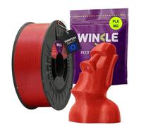 WINKLE Filamento PLA HD Glitter 1.75mm Corallo, Bobina da 1kg, Filamento per Stampante 3D FDM, Precisione Dimensionale +/- 0.05mm, Finitura delle Particelle e Aspetto Glitterato, Facile da Stampare