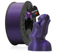WINKLE Filamento PLA HD Glitter (Partice) Viola | Filamento stampante 3D | Filamento PLA 1,75 mm 1 kg | Precisione dimensionale | PLA viola | Aspetto Glitter | Bobina 1 kg
