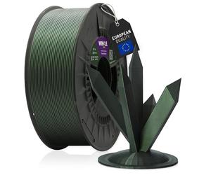 WINKLE Filamento PLA HD Interferenza 1.75mm Verde Smeraldo, Bobina da 1kg, Filamento per Stampante 3D FDM, Precisione Dimensionale +/- 0.05mm, Materiale Biodegradabile Facile da Stampare