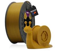 WINKLE Filamento PLA HD Oro | Filamento stampante 3D | Filamento PLA 1,75 mm 300 g | PLA oro | Compatibile con tutte le stampanti 3D | Precisione dimensionale | Bobina 300 g
