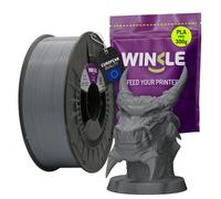 WINKLE PLA PRO Filamento 1.75mm Grigio Cenere 300g, Filamento Stampante 3D | Precisione Dimensionale +/- 0.03mm, Resistenza Termica Superiore, 95°C HDT, Dettagli Elevato