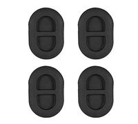 WinkWave 4Pcs Tappo di Scarico Nero a Pavimento Tappo di Scarico Posteriore a Pavimento Piccolo Tappo in Gomma Adatto per Jeep Wrangler JK JL
