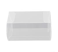 Winlaovate 1:64 Diecast Car Display Case, Clear PVC Protector Boxes per, Matchbox e Tomica, Toy Car Storage Dust Covers, Collectible Model Car (50pcs)