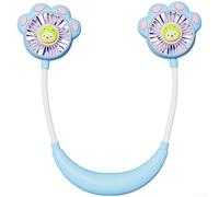 Winlaovate Indossabile, ventilatore da collo, mani personali, dispositivo di raffreddamento con regolabile, direzione del flusso d'aria, ricaricabile, funzionamento a batteria, due venti, impostazioni