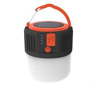 Winlaovate Lanterna solare ricaricabile da campeggio con telecomando wireless, 2400 lm, luce impermeabile IPX4 con modalità SOS, escursioni e avventure all'aria aperta (nero)