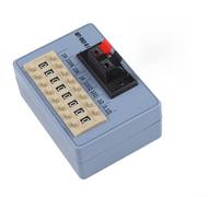 Winlaovate Scatola di resistori portatile, scatola di resistenza decennale con programmazione, tester ohm regolabile ingegneria elettrica, dispositivo di simulazione, risoluzione 0.1Ω (WY RES 01)